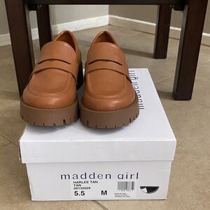 Madden Girl Brown Loafers